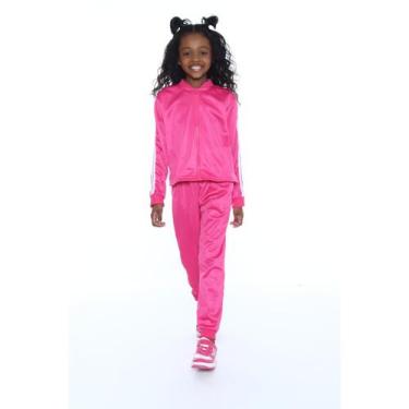 Imagem de Conjunto de Frio Agasalho Infantil e Juvenil Unisex - Ziby Kids, Rosa,