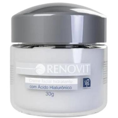 Imagem de CREME FACIAL HIDRATANTE RENOVIT COM ACIDO HIALURONICO 30gr NATUFLORES