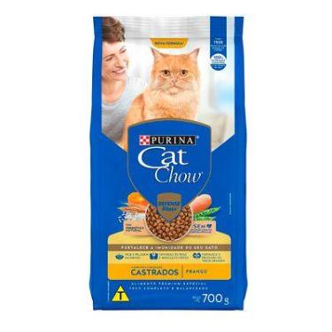 Imagem de Ração Cat Chow Gatos Castrados Frango 700 g - Nestle Purina