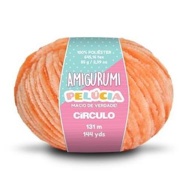 Imagem de Fio Amigurumi Pelúcia 131 metros - Círculo, 4456 laranja