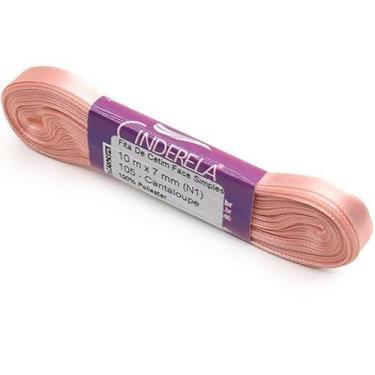Imagem de Fita de Cetim Nº 01 7mm com 10 Metros - Cinderela, 105 CANTALOUPE