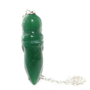 Imagem de Pendulo Egipcio Quartzo Verde radiestesia - CristaisdeCurvelo