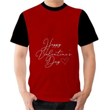 Imagem de Camiseta Camisa Ads  Happy Valentines Day Dia dos Namorados Coração 1 