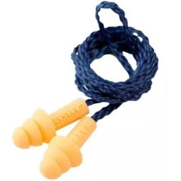 Imagem de Protetor Auditivo de Silicone (Tipo Plug) 18DB Cor: Laranja CA: 11512 