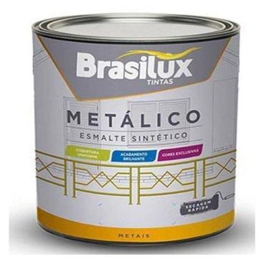 Imagem de Tinta Esmalte Extra Rápido 3,6 l Cinza Grafite Brasilux - BRASILUX TIN