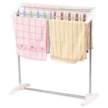 Imagem de Varal Retrátil Chão Portátil Seca Roupa Toalha Apartamento Compacto e 