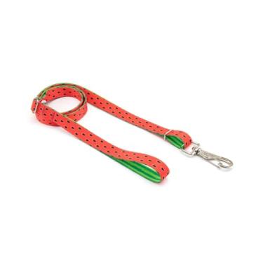 Imagem de Guia para cachorro e gato com regulagem - Tamanho P (P, Melancia)