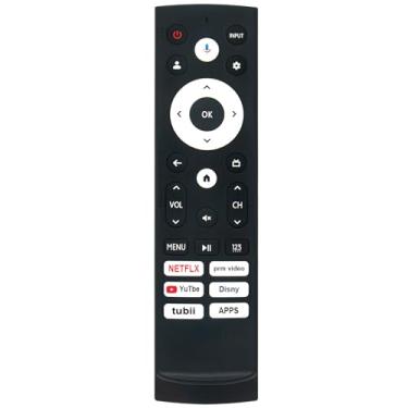 Imagem de Controle remoto de substituição de voz compatível com Hisense Smart Google TV 40A4K 75U8K 85U8K 100U76N 55U7K 43A4K /65U7K 55U8K 32A4K 85U7K 65U8K 100U8K 75U7K 85U88KM 75U88KM 75U88KM M 65U8 8KM