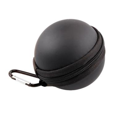 Imagem de Sinsilvie Estojo para Bola de Bilhar com Clipe. Bolsa para Bola de Bilhar, Bolas de Treinamento E Bolas de Sinuca. Estojo para Transporte de Bola de Bilhar de 2,24 Pol. (Pu Preto)