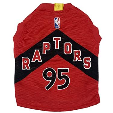 Imagem de Pets First Camiseta NBA Toronto Raptors Dog Jersey, Extra Smal - Regata de basquete Pet Jersey