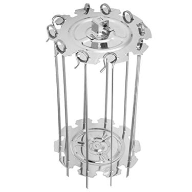 Imagem de 304 Espetos de Churrasco de Aço Inoxidável Rotisserie Shish Kabob Ferramenta Doente para Forno Elétrico-acessório Torrador de Carne