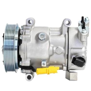 Imagem de SD6C12 Compressor de ar condicionado AC compatível com Peugeot 508 SW Van 5008 308 CC 208 207 6453WL 6453WK 6453QK 6453QJ 6453ZX 9651910980