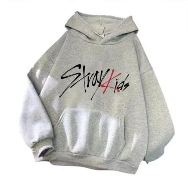 Imagem de Moletom Canguru Personalizado Stray Kids Unissex - Kesdey confeccoes, 