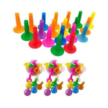 Imagem de Mini Corneta - 70 Unidades Lembrancinha Mini Brinquedo - VENDEU BEM