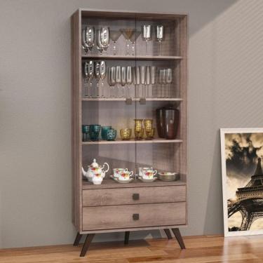 Imagem de Cristaleira 2 Portas 2 Gavetas RT3151 Movelbento