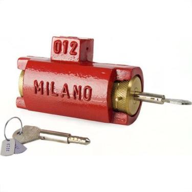 Imagem de Cadeado Para Porta De Aco Polyforte Milano Tetra 69012