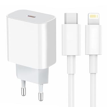 Imagem de Fonte Carregador Turbo 20W com cabo Tipo C para Lightning iPhone