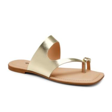 Imagem de Dakota, Rasteirinha Dakota Gold Chinela Feminina Rasteira Sandália Cor:Dourado;Tamanho:35