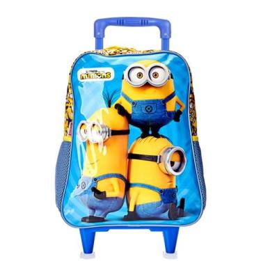 Imagem de Mochila Escolar Infantil Juvenil De Rodinhas Dos Minions - Sestini, Mi