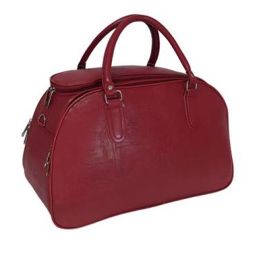 Imagem de Mala De Mão Feminina Grande Viagem Espaçosa - A2R , Vermelho travel