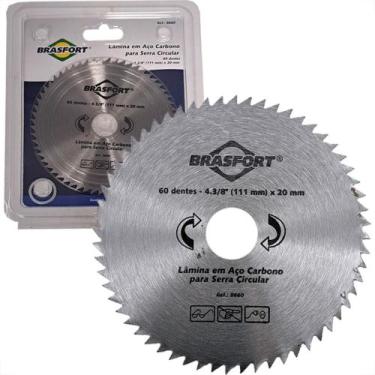 Imagem de Serra Circular Aco Carbono Brasfort 4.3/8''X60 Dentes - BRASFORT / BRA