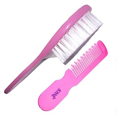 Imagem de Sonne Kit Pente E Escova Para Bebê Unicórnio Rosa