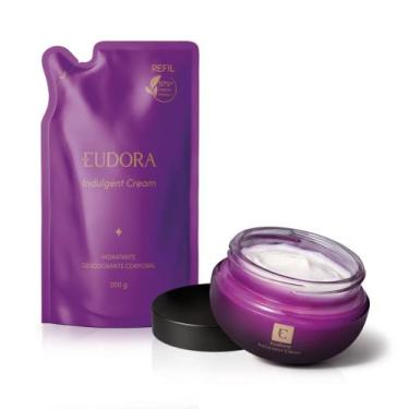Imagem de Combo Eudora Indulgent: Creme Hidratante Desodorante 250g + Refil 200g