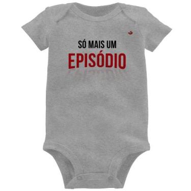Imagem de Body Bebê Só mais um episódio - Foca na Moda, Cinza, P