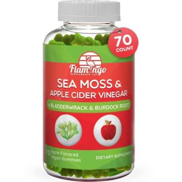Imagem de Gummies de Sea Moss Flamingo com Vinagre de Maçã