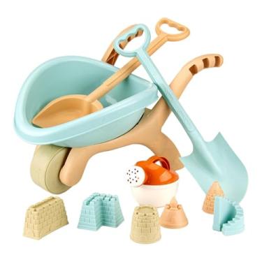 Imagem de MERIGLARE Meninos Meninas Spade Play Beach Play, água ao ar livre toca ferramentas de areia brinquedo, ao ar livre toca diversão infantil no conjunto de