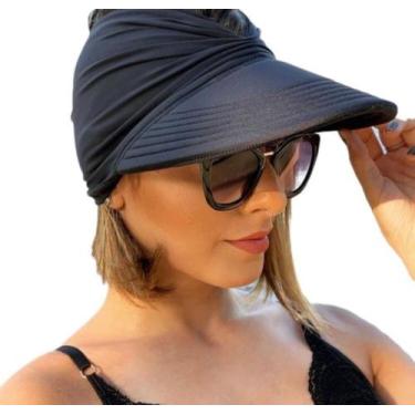 Imagem de Viseira Dupla Face Proteção Solar Uv50+turbante Praia Oferta - Star Go