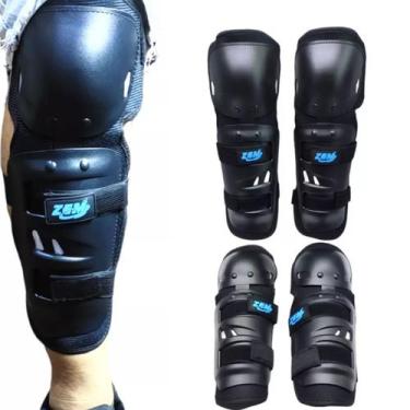 Imagem de Kit Articulado Joelheira e Cotoveleira para Moto, Bike e Trilha Proteç