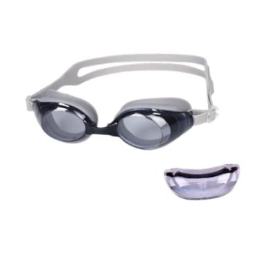 Imagem de menolana Óculos de natação para homens Mulheres GOGGLES de NADE, Cinza