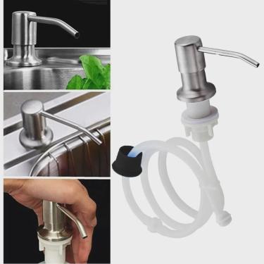 Imagem de Dispenser Dosador Mangueira Embutir Suporte Pia Cozinha Banheiro Tanque