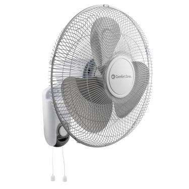 Imagem de Ventilador de parede Comfort Zone CZ16W 40cm com oscilação de 90° de 3 velocidades