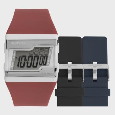 Imagem de Relógio Mormaii Feminino Ref: Fzn/t8n Troca Pulseira Retangular