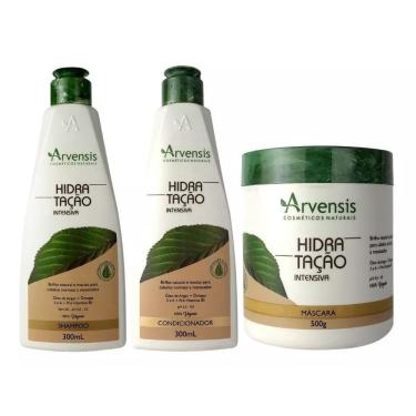 Imagem de Kit Arvensis Hidratação Shampoo Condicionador Mascara 500G
