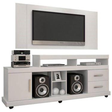 Imagem de Rack Bem Ti Vi Com Painel Para Tv 42 Jcm Movelaria branco