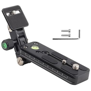 Imagem de Mbeysaq Conjunto de suporte de lente teleobjetiva para observação de pássaros, suporte de foco longo com placa de liberação rápida (F120-38) (F120-38)