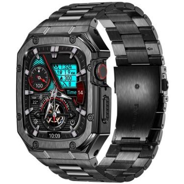 Imagem de Pulseira de Relógio BAITEYOU em Aço Inoxidável para Apple Watch 44mm