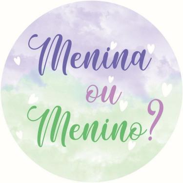 Imagem de Painel Redondo 3D Sublimado Chá Revelação Frd-4446