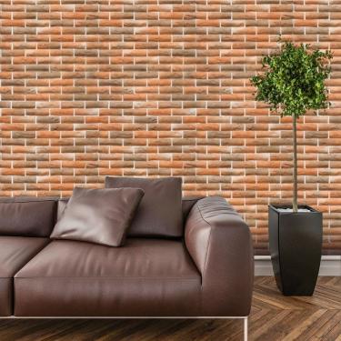 Imagem de Papel de Parede Adesivo Tijolo Lavável Sala Quarto Cozinha 3 metros