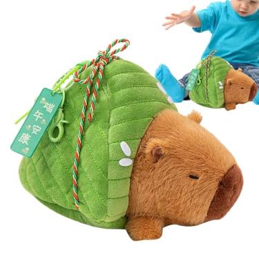 Imagem de Animais de pelúcia para crianças, brinquedo de pelúcia | Boneca de pelúcia de Capybara pequena | Boneca de realista de moldes zongzi para crianças meninas meninos da criança festival de barcos dragão