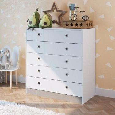 Imagem de Cômoda 5 Gavetas Infantil/Juvenil Amore Meu Fofinho - Art in Móveis