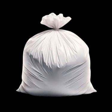 Imagem de Saco para Lixo Reforçado Branco 100L 90x100 Fardo com Aprox. 5Kg (40 unidades)