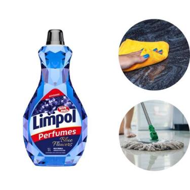 Imagem de Desinfetante Limpador Perfumes Blue Flowers Limpol 500ml Bombril