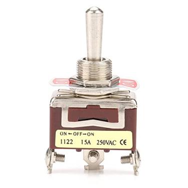 Imagem de 3 Posição Interruptor de Alternância 3 Pino ONOFFON 12MM 15A 250VAC APLATEME