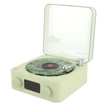 Imagem de Vintage Waves Speaker, Portátil Sem Fio Compacto Estéreo Som Ambiente Luz Criativa Presente para Dormir Relaxante, 3 Em 1 Luz da Noite Com Tempo Display, Ideal para Meninas,