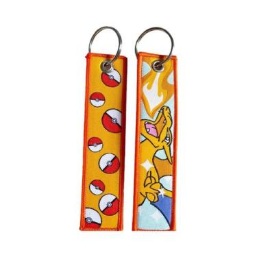 Imagem de Chaveiro Bordado Jet Pokémon - Porta-Chaves de Anime, 9