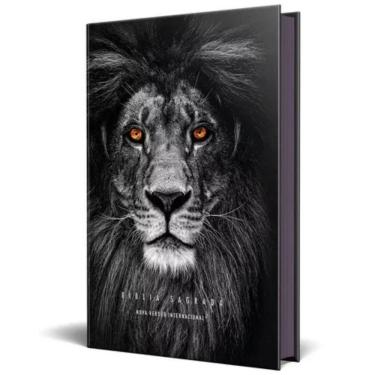 Imagem de Biblia Sagrada Nvi Leao Preto Capadura Ebenezer Edifique Cpp